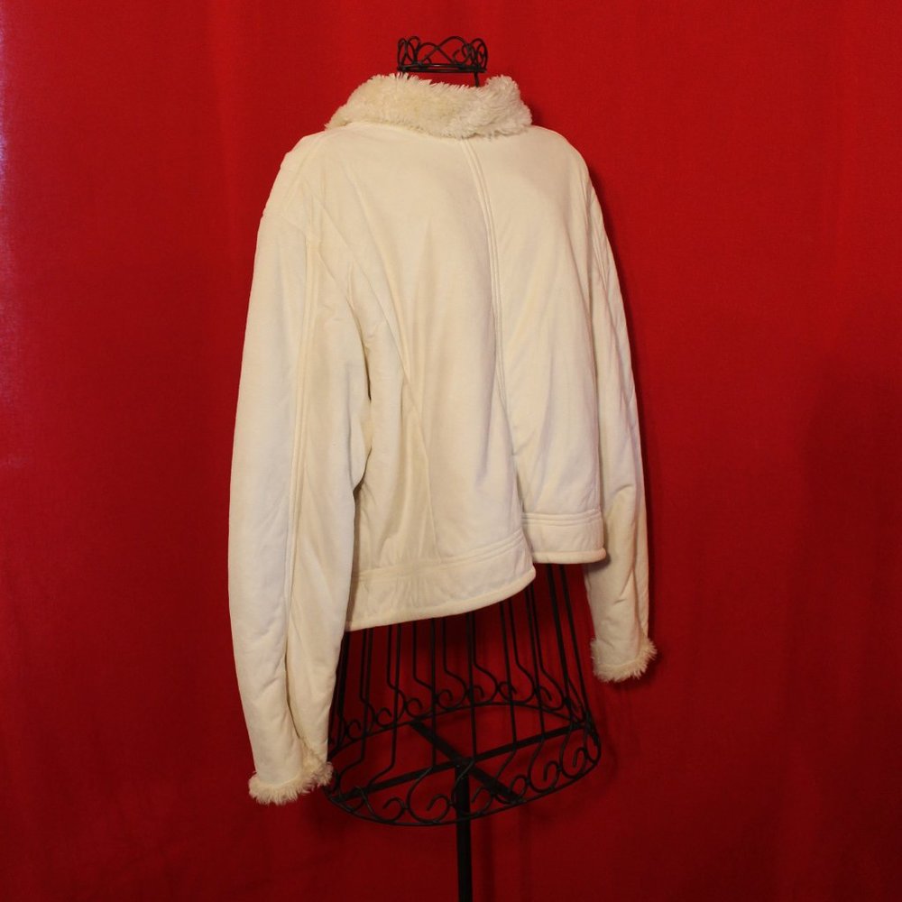 Soft Microsuede Sherpa lined Jacket- In Excellent Shape!